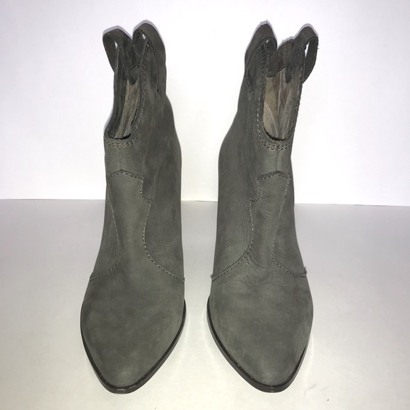 Zara suede cowboy booties - Picture 3 of 13